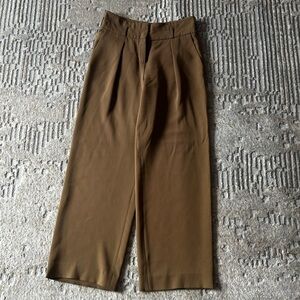 Aritzia Babaton Camel high waisted Trousers with belt loops size 8